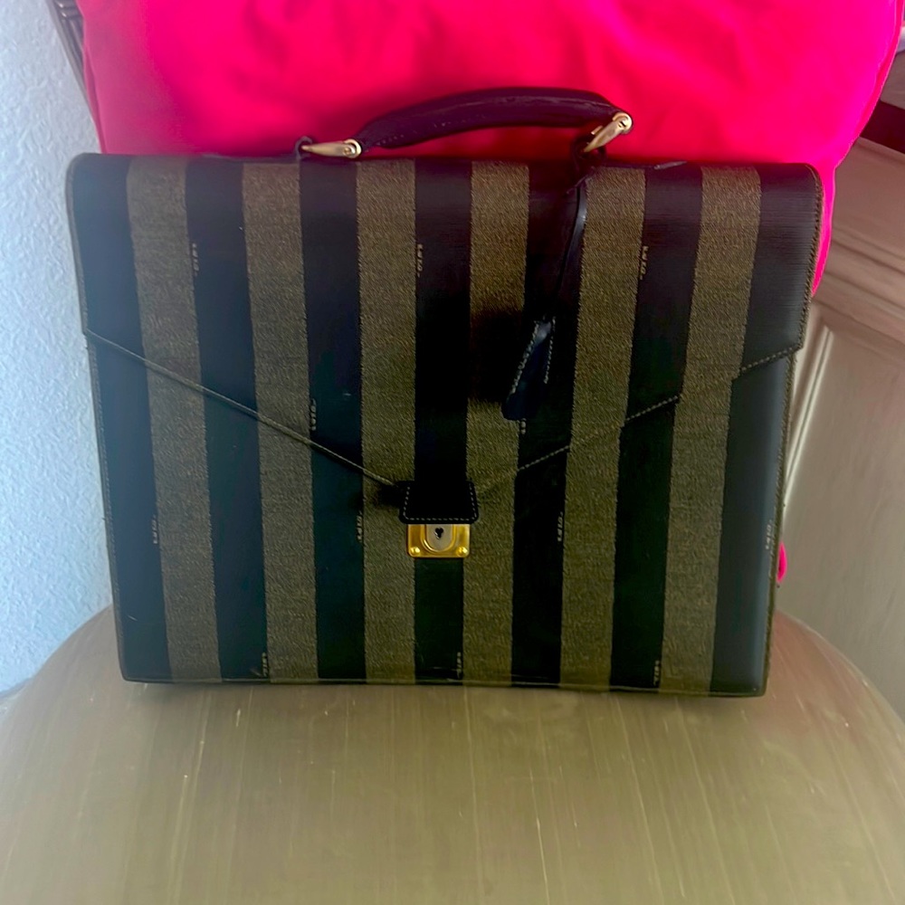 Fendi laptop/document case